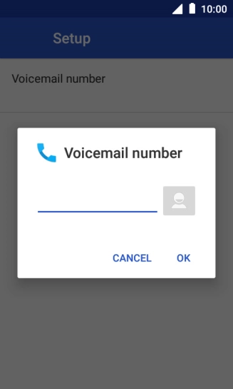 Key in +61414121121 and press OK.