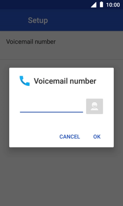 Key in +61414121121 and press OK.