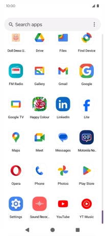 Press Photos and go to the required folder.
