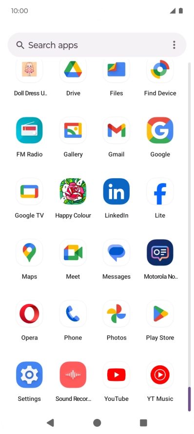 Press Photos and go to the required folder.