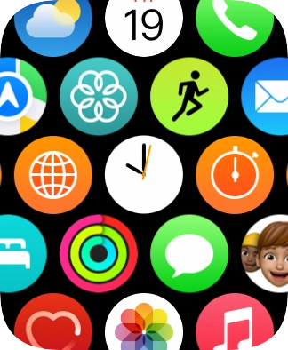 Press the message icon.