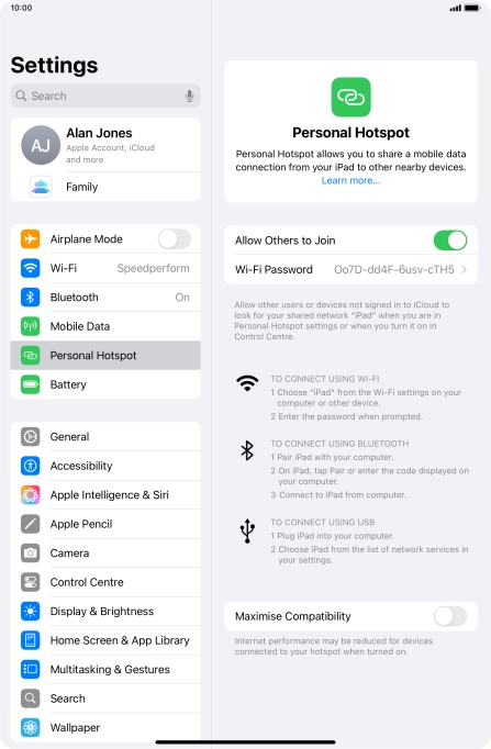 Slide your finger upwards starting from the bottom of the screen to return to the home screen.