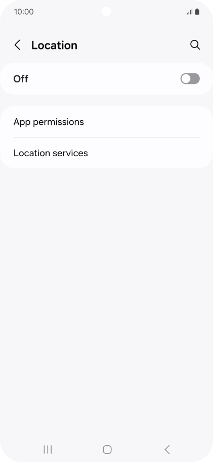 Press the indicator to turn the function on or off.