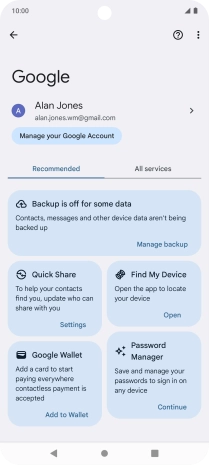 Press Find My Device.
