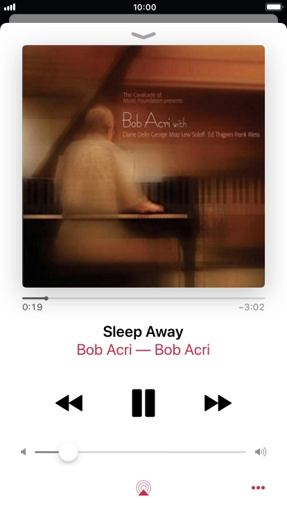 Press arrow right to go to the next audio file.