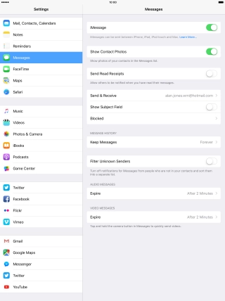 Press the indicator next to Press the indicator next to