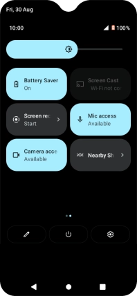 Press the Home key to return to the home screen.