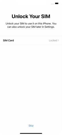 Press SIM Card.