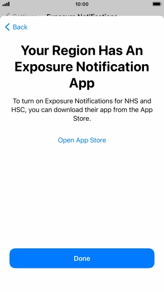Press Open App Store and follow the instructions on the screen to download and install the app.