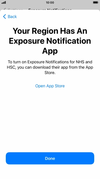 Press Open App Store and follow the instructions on the screen to download and install the app.