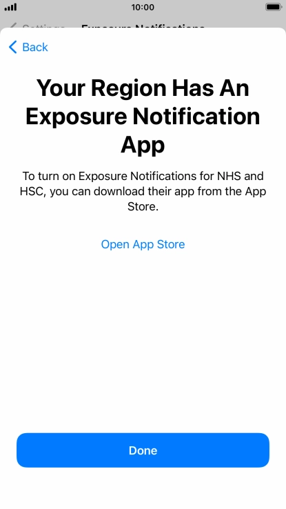 Press Open App Store and follow the instructions on the screen to download and install the app.