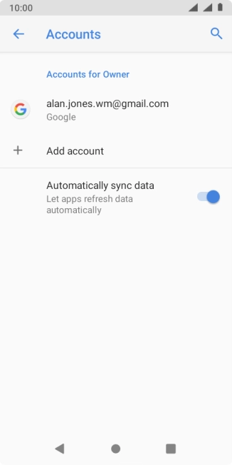 Press the Home key to return to the home screen.