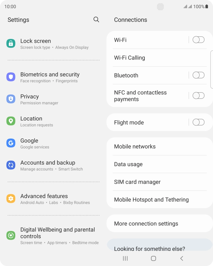 Press Accounts and backup.