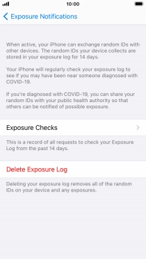 Press Delete Exposure Log.