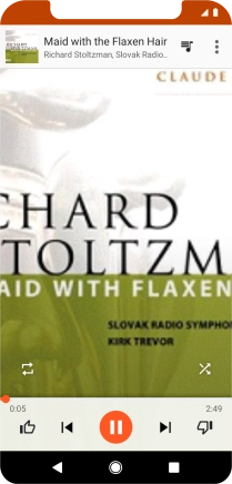 Press arrow right to go to the next audio file.