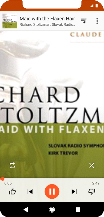 Press arrow right to go to the next audio file.