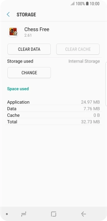 Press the Home key to return to the home screen.