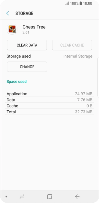 Press the Home key to return to the home screen.