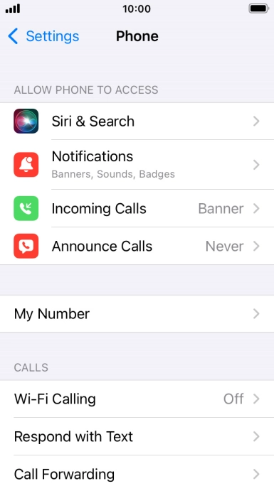 Press Wi-Fi Calling.