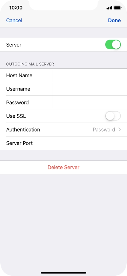 Press Authentication.