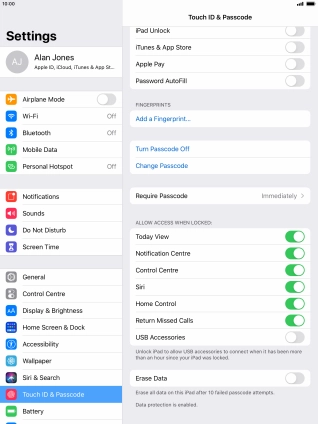 Press the indicator next to Press the indicator next to
