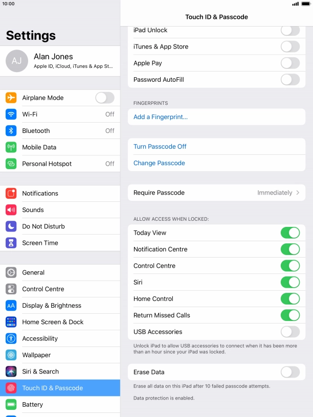 Press the indicator next to Press the indicator next to