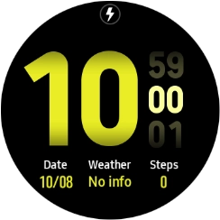 When the battery charging icon is displayed, the battery is charging. When the battery charging icon is displayed, the battery is charging.