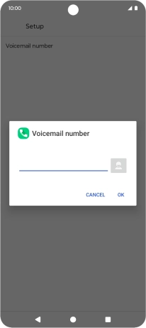 Key in +61414121121 and press OK.
