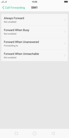 Press the Home key to return to the home screen.