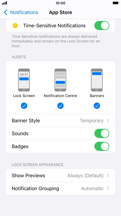 Press Notification Grouping.