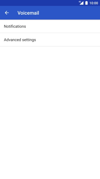Press Advanced settings.