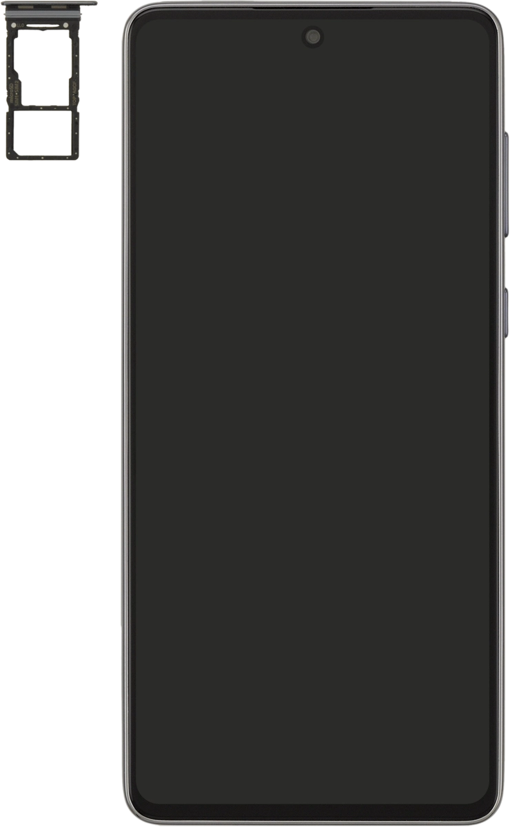 Turn your SIM so the angled corner of the SIM matches the angled corner of the SIM holder and place your SIM in the SIM holder.