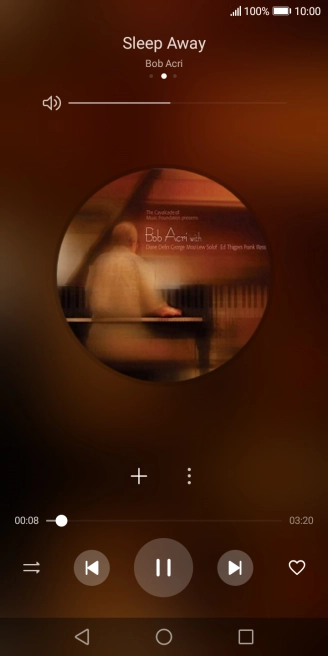 Press arrow right to go to the next audio file.