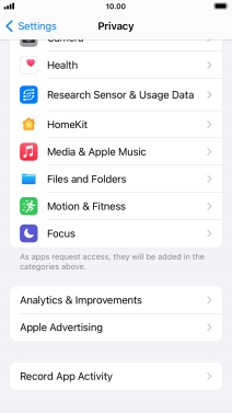 Press Record App Activity.