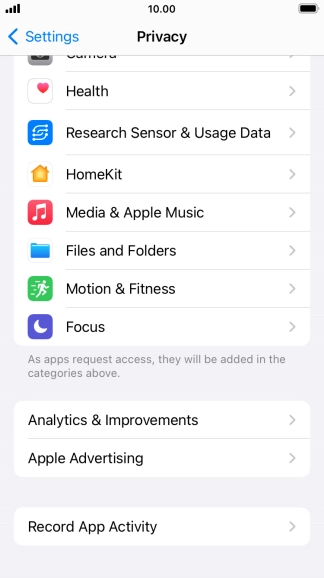 Press Record App Activity.