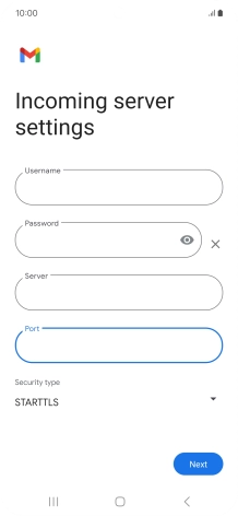 Press the drop down list below 