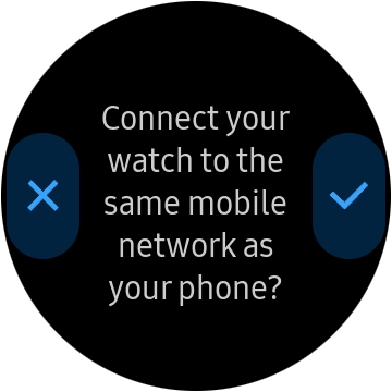 Press the confirm icon and follow the instructions on the screen to set up mobile data. Press the confirm icon and follow the instructions on the screen to set up mobile data.