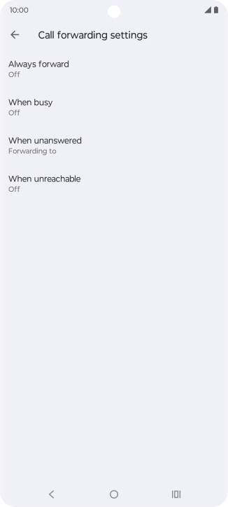 Press the Home key to return to the home screen.