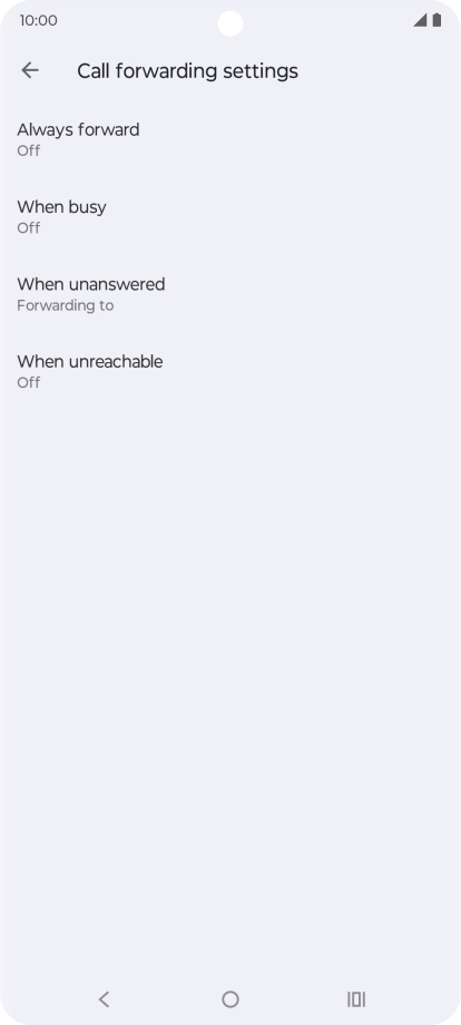 Press the Home key to return to the home screen.