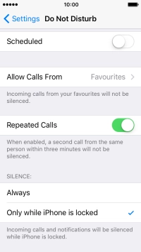 Press Always if you want to set your phone to silent mode permanently.