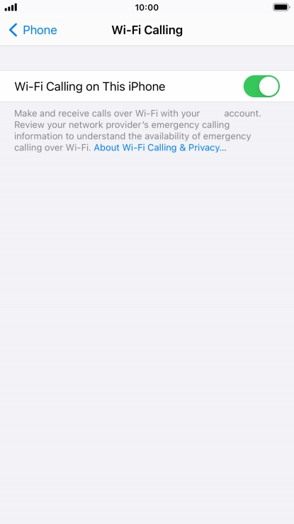 Press the Home key to return to the home screen.