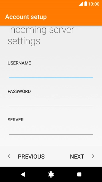 Press the field below 