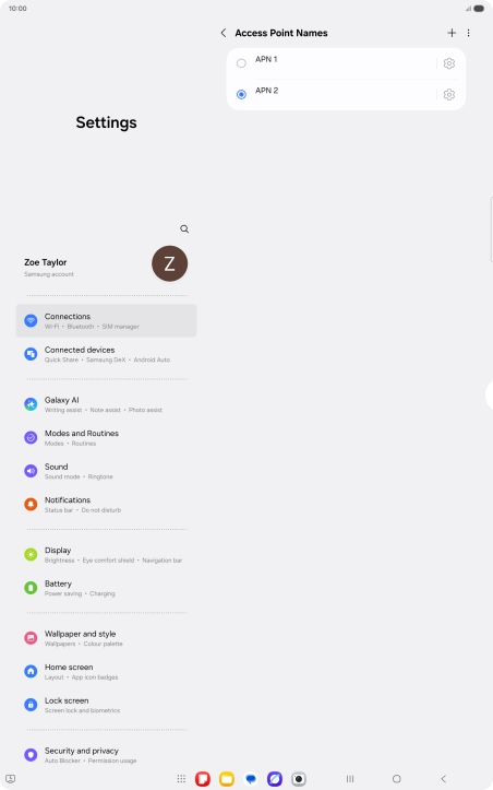 Press the Home key to return to the home screen.