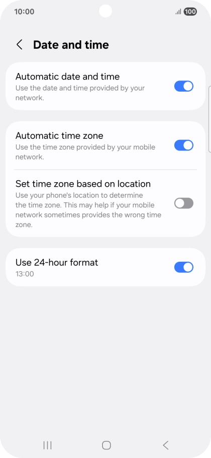Press the Home key to return to the home screen. Press the Home key to return to the home screen.