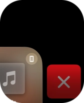 Press the close icon.