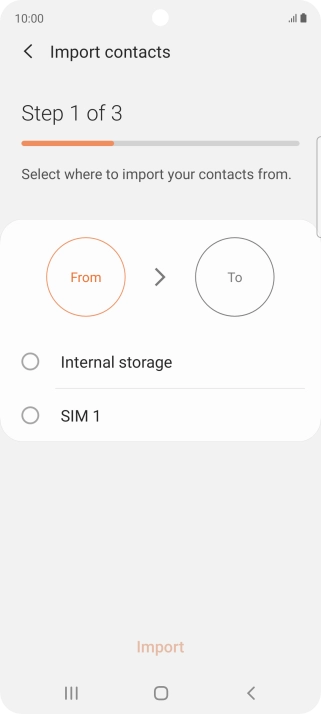 Press the name of the SIM.