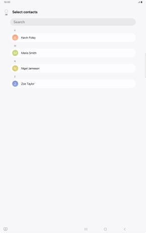 Press the field above 