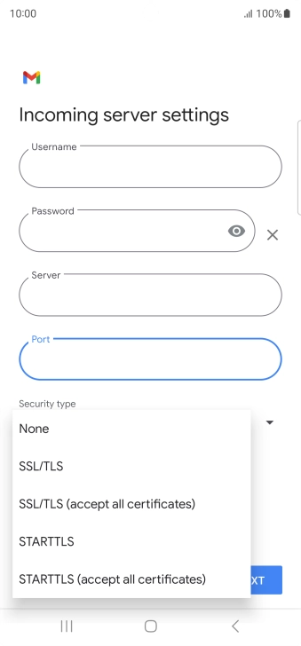 Press None. Press None.