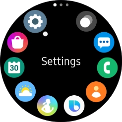 Press the settings icon. Press the settings icon.