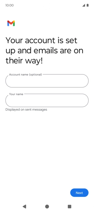 Press the field below 